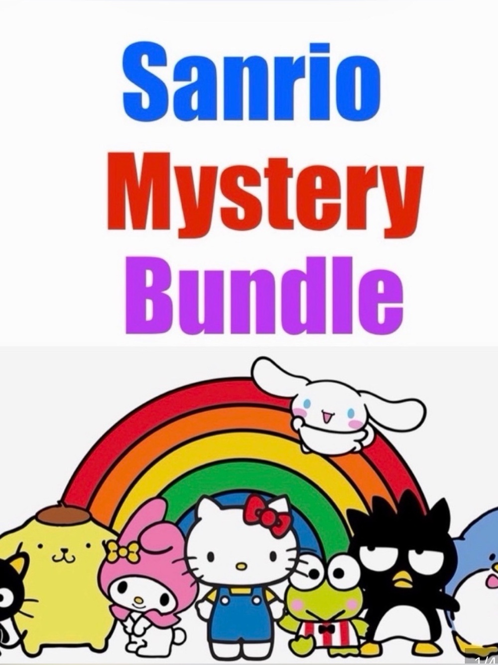 🩷Sanrio 15 Piece MYSTERY BUNDLE - Hello Kitty, Kuromi, My Melody, Cinnamoroll